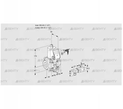 VAS240R/NW (88004291) Газовый клапан Kromschroder