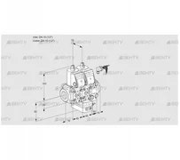 VCH1E15R/15R05NHEVWR/PPPP/PPPP (88100598) Клапан с регулятором расхода Kromschroder