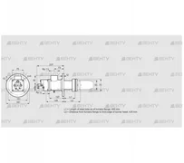 BIC 50HB-400/435-(37)D (84030150) Газовая горелка Kromschroder