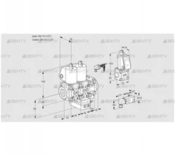 VCH1E15R/15R05NHEVWL/PPZS/3--2 (88101187) Клапан с регулятором расхода Kromschroder