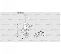 VAS115/-R/NK (88003165) Газовый клапан Kromschroder