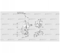 VAS120/-R/NWSR (88033610) Газовый клапан Kromschroder