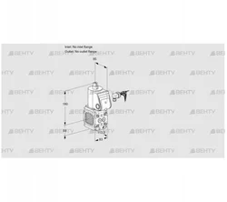 VAS3-F/NW (88032631) Газовый клапан Kromschroder