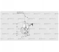 VAS115R/NW (88000139) Газовый клапан Kromschroder