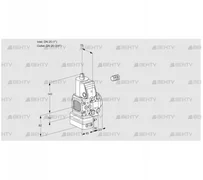 VAH1E25R/20R05FHEVWR/PP/PP (88102360) Клапан с регулятором расхода Kromschroder