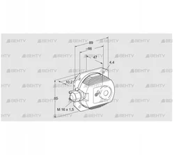 DL 4, 5K-3 (84444730) Датчик-реле давления воздуха Kromschroder