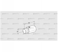 GEH 20R10 (03352507) Регулирующий кран для газа Kromschroder