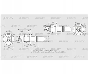 BIC 80HML-0/35-(38)F (84032115) Газовая горелка Kromschroder