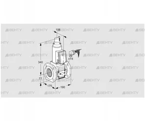 VAS665F05LQE/PP/PP (88206918) Газовый клапан Kromschroder