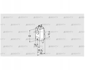 DG 110VC4-5W (84448460) Датчик-реле давления газа Kromschroder