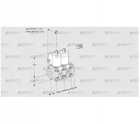 VCS2E40R/40R05NNWL/PPPP/PPPP (88100215) Сдвоенный газовый клапан Kromschroder