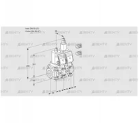 VCS3E50R/50R05NLWSR3/PPPP/PPPP (88106816) Сдвоенный газовый клапан Kromschroder