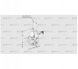 VAS120R/NW (88000452) Газовый клапан Kromschroder