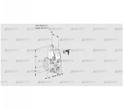 VAS225R/NK (88019044) Газовый клапан Kromschroder