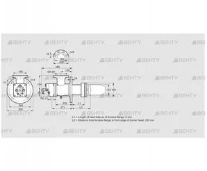 BIC 140HM-0/335-(52)E (84099862) Газовая горелка Kromschroder