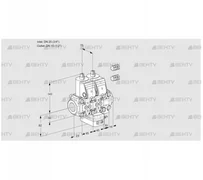 VCH1E20R/15R05NHEVWR3/PPPP/PPPP (88102577) Клапан с регулятором расхода Kromschroder