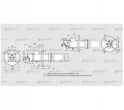 BIC 80HBL-0/35-(34)F (84032113) Газовая горелка Kromschroder