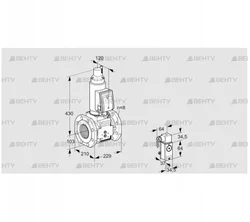 VAS8T100A05LQSRB/P3/P4 (88203516) Газовый клапан Kromschroder