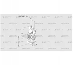 VAD2-/40R/NW-25A (88010578) Газовый клапан с регулятором давления Kromschroder