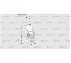 VAD2T-/40N/NQGL-50A (88034064) Газовый клапан с регулятором давления Kromschroder