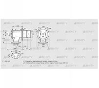 ZIO 165RB-450/435-(17)D (84246157) Газовая горелка Kromschroder