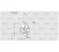 VAH1E20R/20R05HEVWR/PP/PP (88103980) Клапан с регулятором расхода Kromschroder