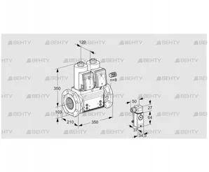 VCS8100F05NNWR3B/PPPP/3-P4 (88205182) Сдвоенный газовый клапан Kromschroder