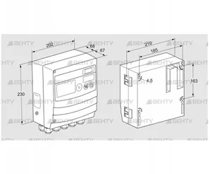 BCU460W2P1C1D0000K1E1-/LM400WF0O0E1- (88680141) Блок управления горением Kromschroder