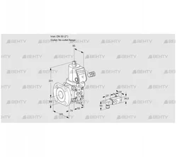 VAS350/-F/NWSR (88028425) Газовый клапан Kromschroder