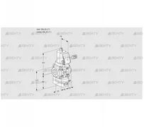 VAD125R/NQSR-100A (88008865) Газовый клапан с регулятором давления Kromschroder