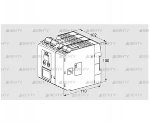 FCU500WC1F0H0K2-E (88622236) Автомат безопасности агрегатов Kromschroder