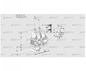 VCD1E15R/15R05FD-25NVWR6/PPPP/PPBY (88103847) Регулятор давления Kromschroder