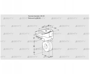 IBA40/32Z05/20-30W3T (88301292) Дроссельная заслонка Kromschroder