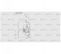 VAD1T-/15N/NQSR-50B (88030826) Газовый клапан с регулятором давления Kromschroder