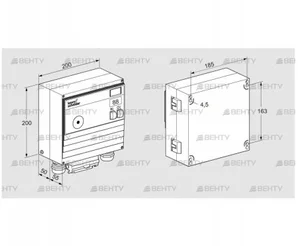 BCU465-3/1LW3GBPA (88612375) Блок управления горением Kromschroder