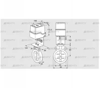 IDR50Z03D100AS/50-60W30E (88302669) Дроссельная заслонка Kromschroder