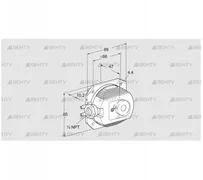 DL 4, 5KTG-3 (84444587) Датчик-реле давления воздуха Kromschroder