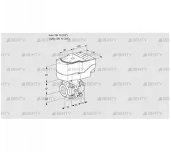 IFC110/10R05-08PPPP/20-60Q3T (88301905) Регулирующий клапан с сервоприводом Kromschroder