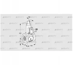 VAS665F05LQ3B/PP/PP (88202719) Газовый клапан Kromschroder