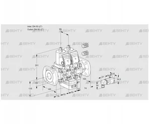 VCH3E50F/50F05NHEVWSR3/-3PP/PPPP (88106358) Клапан с регулятором расхода Kromschroder