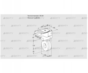 IBA80/50Z05/40A2DR10 (88301826) Дроссельная заслонка Kromschroder