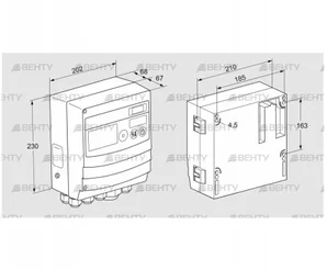 BCU460W3P2C0D0000K1E1-/LM400WF3O0E1- (88680047) Блок управления горением Kromschroder