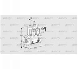 VCS665F05NNWRB/MMMM/PPPP (88207861) Сдвоенный газовый клапан Kromschroder