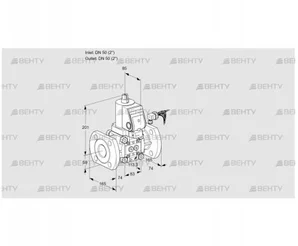 VAS350F/NKGR (88012904) Газовый клапан Kromschroder