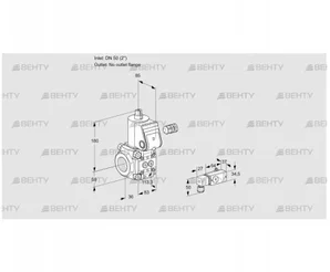 VAS350/-R/NW (88017721) Газовый клапан Kromschroder