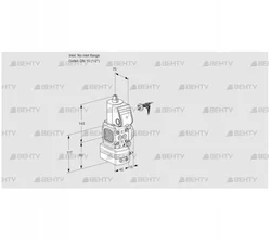 VAD1-/15R/NW-100B (88033815) Газовый клапан с регулятором давления Kromschroder