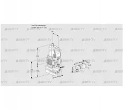 VAG2-/40R/NWAE (88018326) Газовый клапан с регулятором соотношения Kromschroder