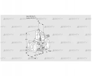 VAS350F/NWGR (88005847) Газовый клапан Kromschroder