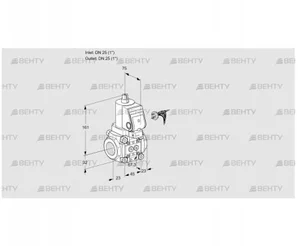 VAS125R/NWSR (88002575) Газовый клапан Kromschroder