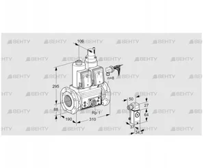 VCS780F05NLWRE/PPEP/P3PP (88207761) Сдвоенный газовый клапан Kromschroder